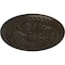 Ekena Millwork Emeryville Ceiling Medallion, Hand-Painted Stone Hearth Crackle, 16 7/8"OD x 5/8"P CM16ERSHC - alternate 2